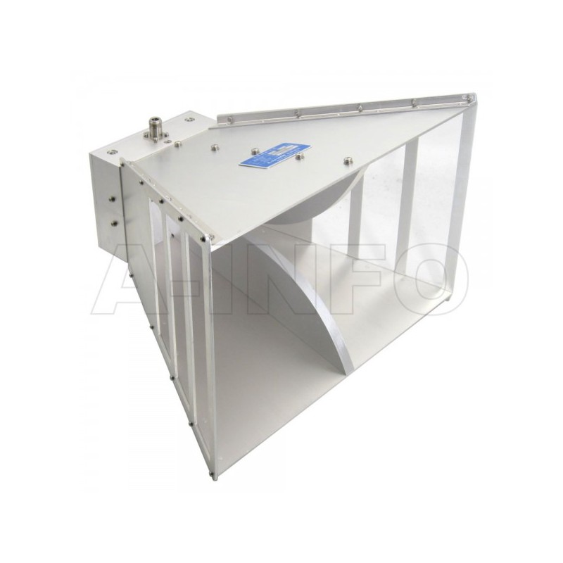 Broadband Horn Antenna, 0.6-6.0 GHz 11dB Gain, N Type Female