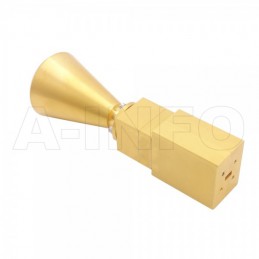 5G Measurements, 23.5-43.5GHz 20dB Gain, Dual Linear Polarization Corrugated Conical Horn Antenna