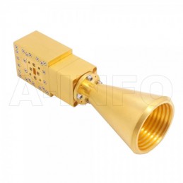 5G Measurements, 23.5-43.5GHz 20dB Gain, Dual Linear Polarization Corrugated Conical Horn Antenna