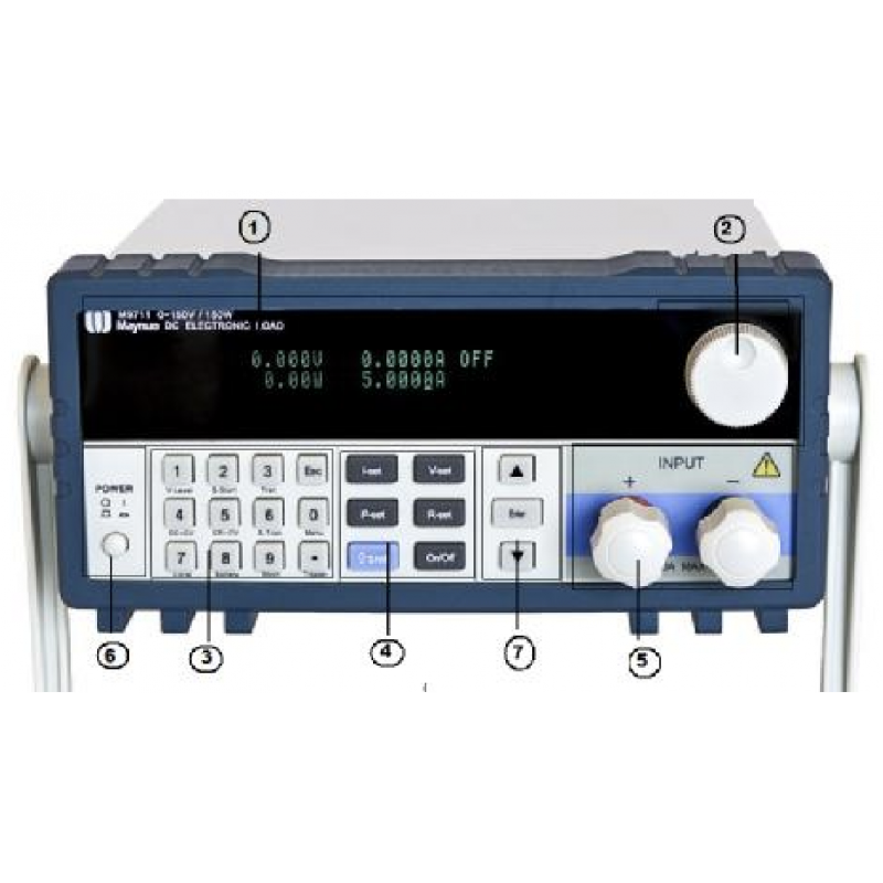 M9712B30 Programmable DC Electronic Load, 300W, 0-30A. 0-500V
