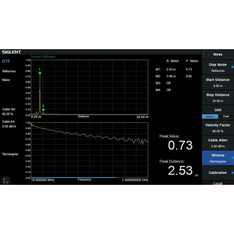 Siglent SVA1000X-DTF - Distance-to-Fault Activation License for SVA1000X Spectrum Analyzers