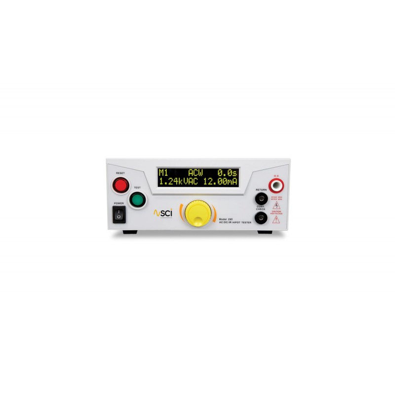 SCI Model 295, 5 kV @ 12 mA AC Hipot Tester, CE Listed