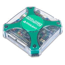 Analog Discovery 2: 100MS/s USB Oscilloscope, Logic Analyzer and Variable Power Supply
