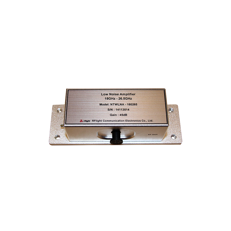 RFLight EMC Wideband Solidstate Low Noise Power Amplifier up to 40GHz