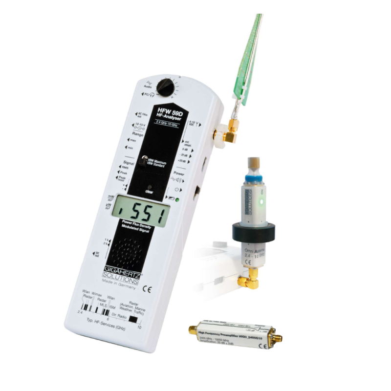 Gigahertz Solutions RF Analyser HFW59D plus (2.4 - 10 GHz)