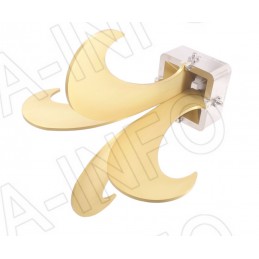 A-INFO 400MHz-50GHz Open Boundary Quad-Ridged Horn Antenna