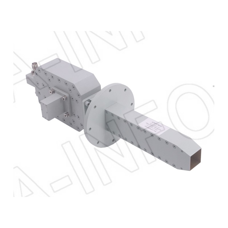A-INFO 2.6 to 220GHz Dual Polarization Waveguide Probes with Right Angle Coaxial Interface