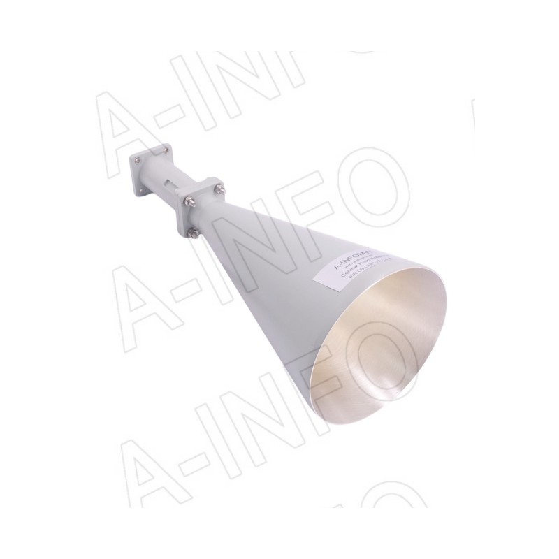 A-INFO 5.3GHz to 220GHz Conical Horn with Rectangular WG Transition - Linear Polarization