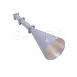 A-INFO 5.3GHz to 220GHz Conical Horn with Polarizer and Rectangular WG Transition - Circular Polarization