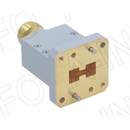 A-INFO Double Ridge Endlaunch Waveguide to Coaxial Adapter