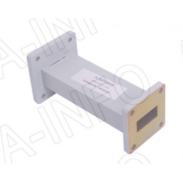 A-INFO Rectangular to Rectangular Waveguide Transition in Overlapping Bands