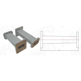A-INFO Double Ridge to Rectangular Waveguide (Transitions in Overlapping Bands)