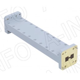 A-INFO Double Ridge to Double Ridge Waveguide
