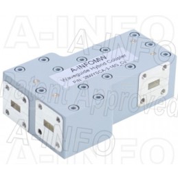 A-INFO 28WYSCA-3-16G_Cu WR28 90deg Waveguide Hybrid Coupler