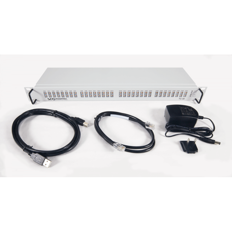 MCC TC-32: High-Precision Thermocouple Measurement USB/Ethernet System