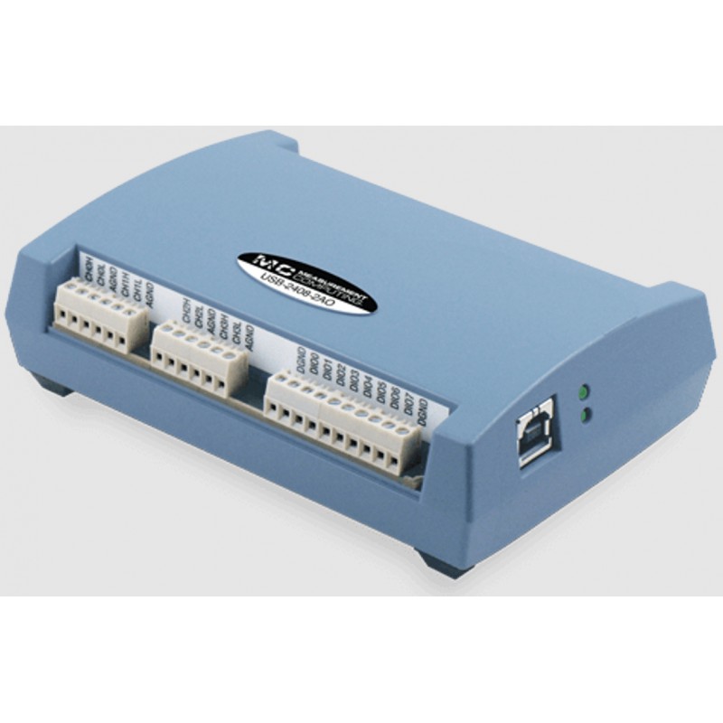 MCC USB-2408-2AO: High Precision Thermocouple and Voltage Measurement USB DAQ Device
