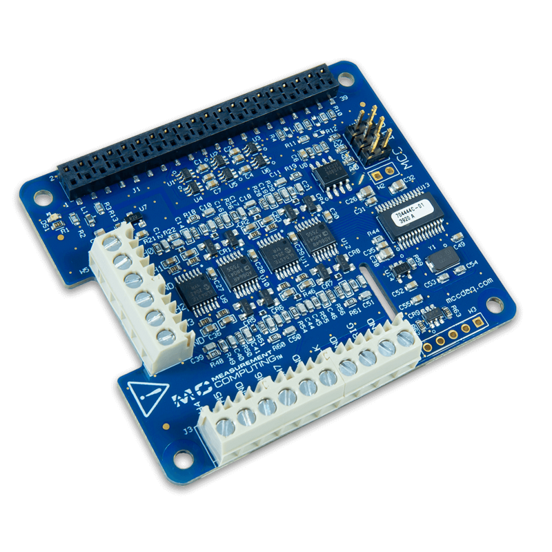 MCC 118: Voltage Measurement DAQ HAT for Raspberry Pi®