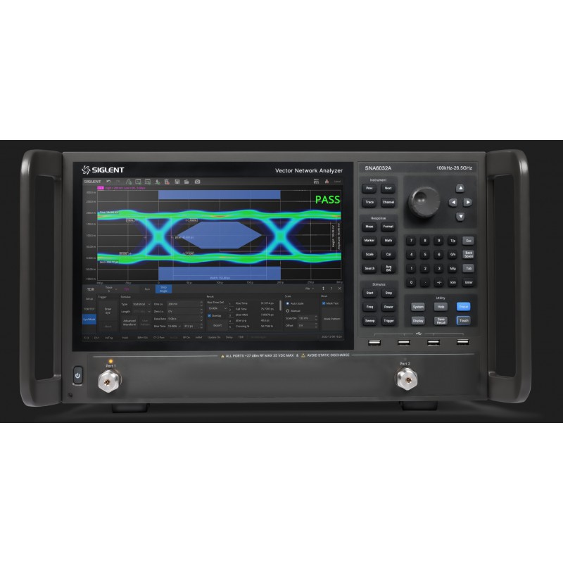 SIGLENT SNA6032A, 100 kHz to 26.5 GHz, 2 ports High Performance VNA