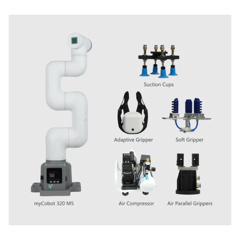 myCobot 320 2022 all-in-one suite 6 Dof Collaborative Robotic Arm (with Flat Base)