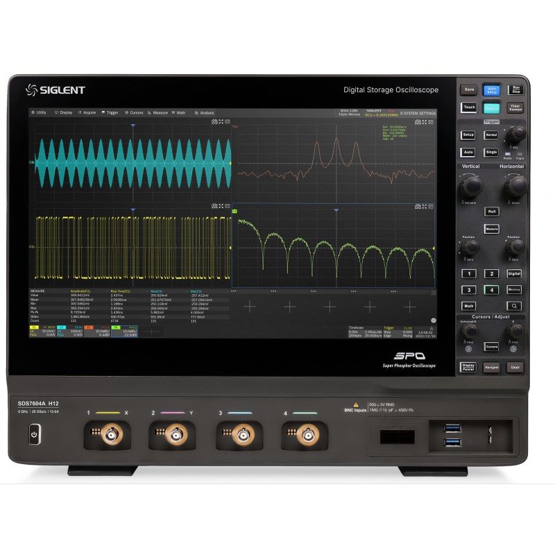 Siglent SDS7604AP 6 GHz, 20 GSa/s @ all channels, 4-CH, 12-bit,1 Gpts/CH