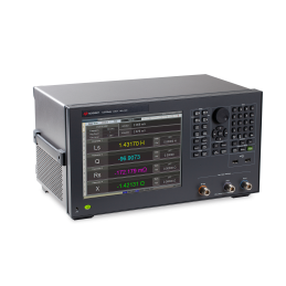 Keysight E4982A RF LCR Meter front-left three-quarter view