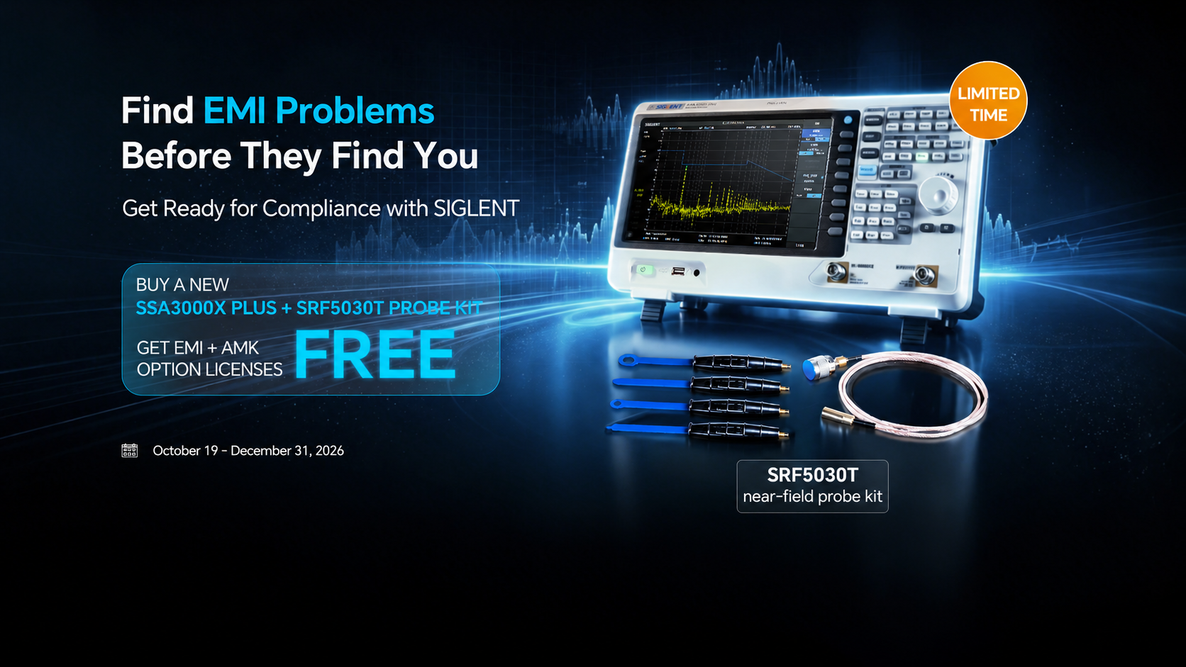Purchase SSA3000X Plus and SRF5030T to receive free EMI and AMK licenses. October 19 to December 31, 2026. Call for Price.